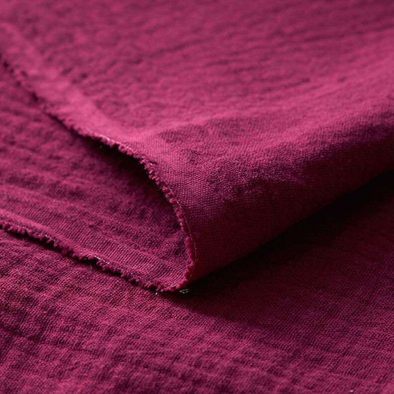 Double Gauze/Muslin – burgundy, image number 5