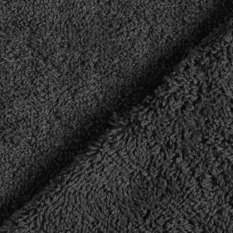 Towelling Fabric – black,  image number 5