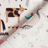 Cotton Cretonne farmyard animals – almond,  thumbnail number 4