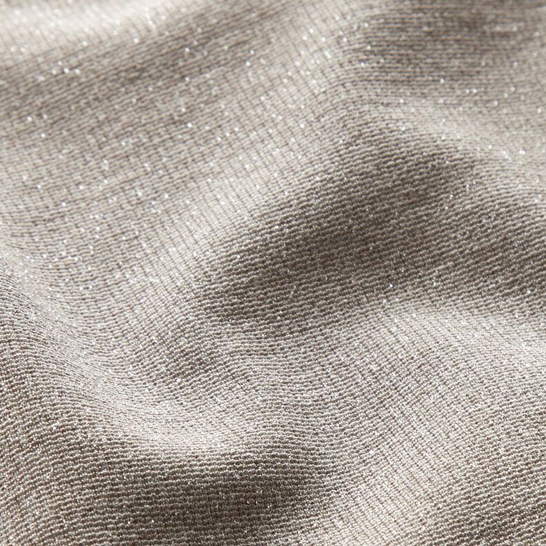 jacquard knit glitter melange – beige/metallic silver, image number 3