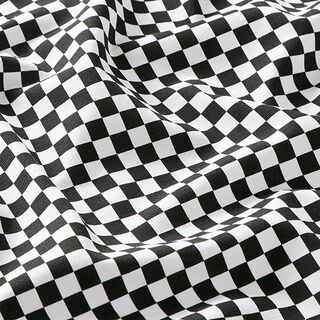 Cotton Jersey Chessboard [9 mm] – black/white, 