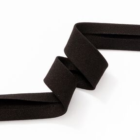 Outdoor Bias binding folded [20 mm] – black, 