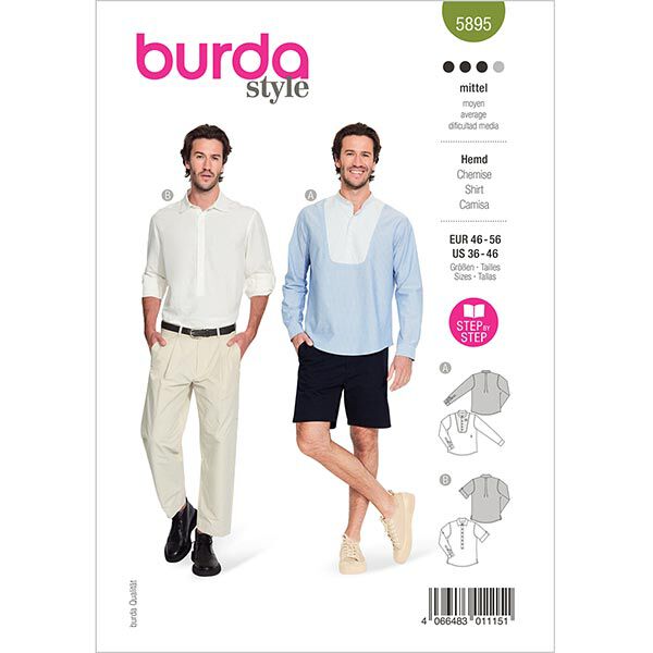 Shirt  | Burda 5895 | 46-56,  image number 1