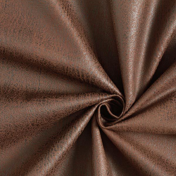 Upholstery Fabric Imitation Leather Pamero – medium brown,  image number 1