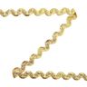 Lurex Rickrack [12mm] - gold metallic,  thumbnail number 1