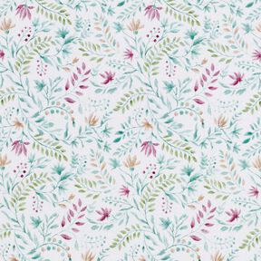 Cotton Poplin Floral Dream Digital Print – white/eucalyptus, 
