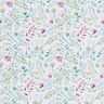 Cotton Poplin Floral Dream Digital Print – white/eucalyptus,  thumbnail number 1