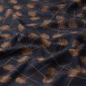 Cotton Jersey Abstract Plants – blue-black/light brown,  thumbnail number 2