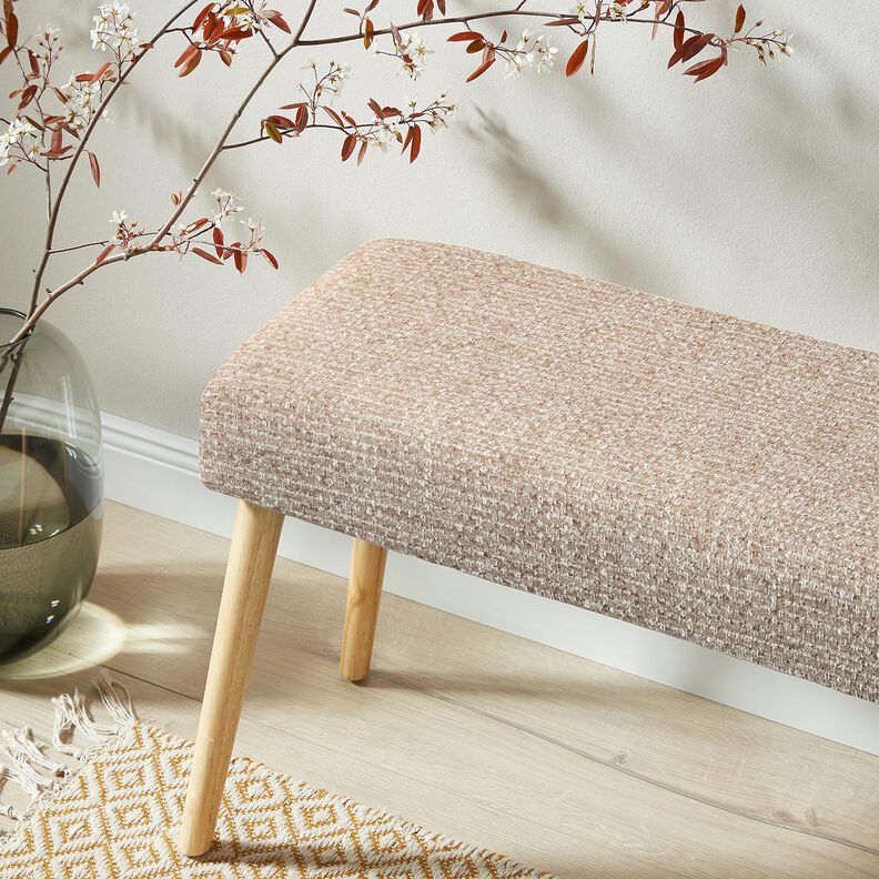 Upholstery Fabric colourful bouclé look – anemone/light beige,  image number 5
