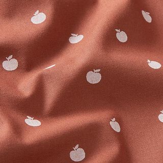 Cotton Poplin little apples – lobster, 