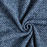 Zigzag Wool Blend Coating Fabric – navy blue,  thumbnail number 3