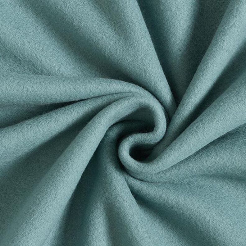 Cotton Fleece Plain – steel blue | Remnant 60cm,  image number 1