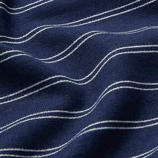 Stripes Polyester Jersey – midnight blue, 
