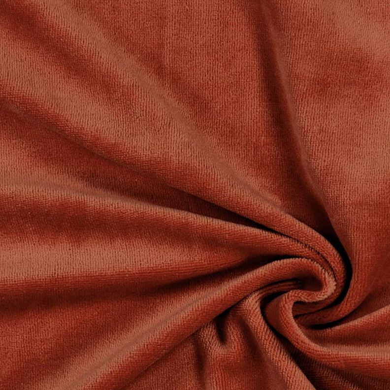 Plain Nicky Velour – terracotta,  image number 1