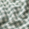 Textured check cotton fabric – white/reed,  thumbnail number 2