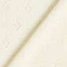 Fine Jersey Knit with Openwork – offwhite,  thumbnail number 3