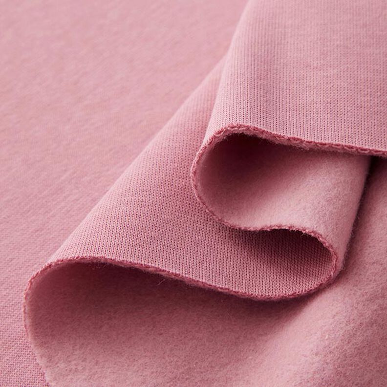 Brushed Sweatshirt Fabric – dusky pink,  image number 4
