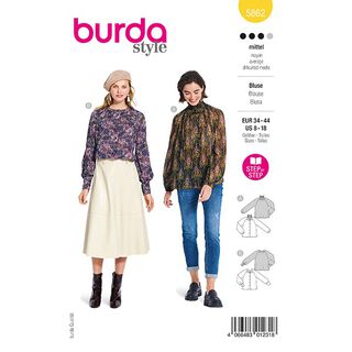 Blouse | Burda 5862 | 34-44, 