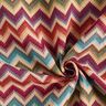 Decor Fabric Tapestry Fabric Chevron – light beige/carmine,  thumbnail number 3