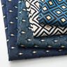 Decor Fabric Jacquard Art Deco Diamonds – offwhite/gold,  thumbnail number 5