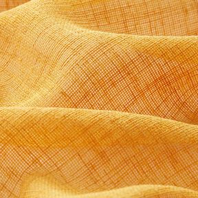 Curtain fabric Voile Ibiza 295 cm – curry yellow, 