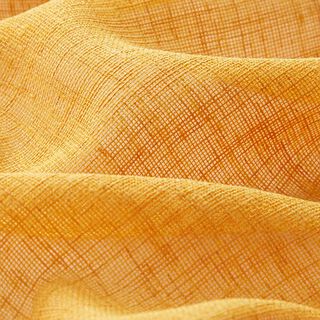 Curtain fabric Voile Ibiza 295 cm – curry yellow, 