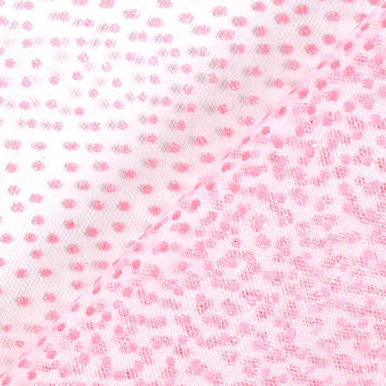 Glitzertüll Minipunkte – pink,  image number 3