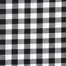 Cotton Vichy check 1,7 cm – black/white,  thumbnail number 1