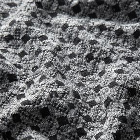 Boxes Coating Fabric – light grey/black, 
