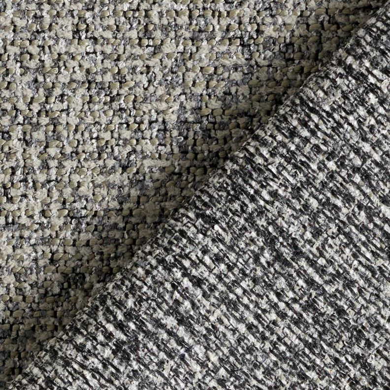 Upholstery Fabric Colourful Weave – slate grey/light grey,  image number 3