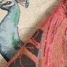 Decorative Panel Tapestry Fabric Peacock &ndash; light beige/blue,  thumbnail number 4