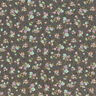 Crêpe Chiffon Dobby & Flowers – black/light blue,  thumbnail number 1