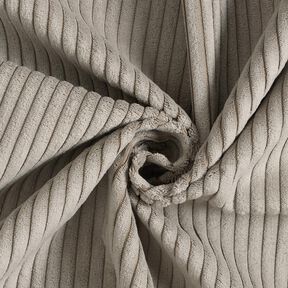 Upholstery Fabric soft corduroy – light taupe, 