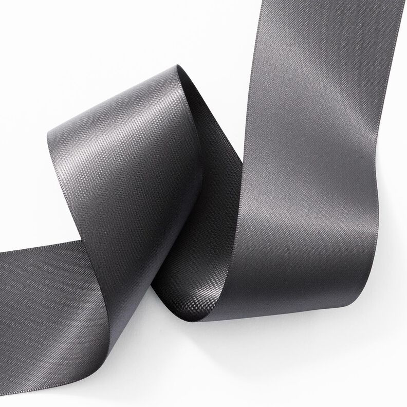 Satin Ribbon [50 mm] – dark grey,  image number 3