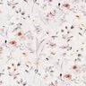 Cotton Poplin subtle flower branches – silver grey/light beige,  thumbnail number 1