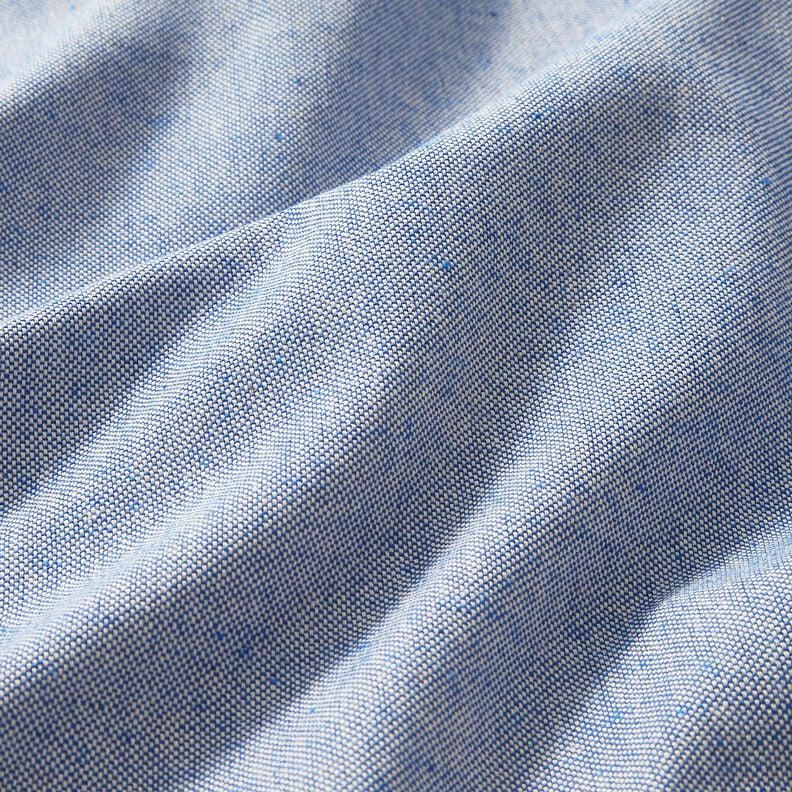 Decor Fabric Half Panama Two-tone – royal blue/natural, image number 2