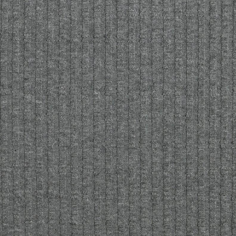 Ribbed Jersey single knitting pattern – dark grey,  image number 1