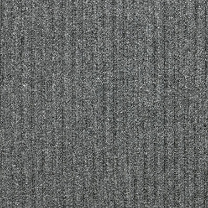 Ribbed Jersey single knitting pattern – dark grey,  image number 1