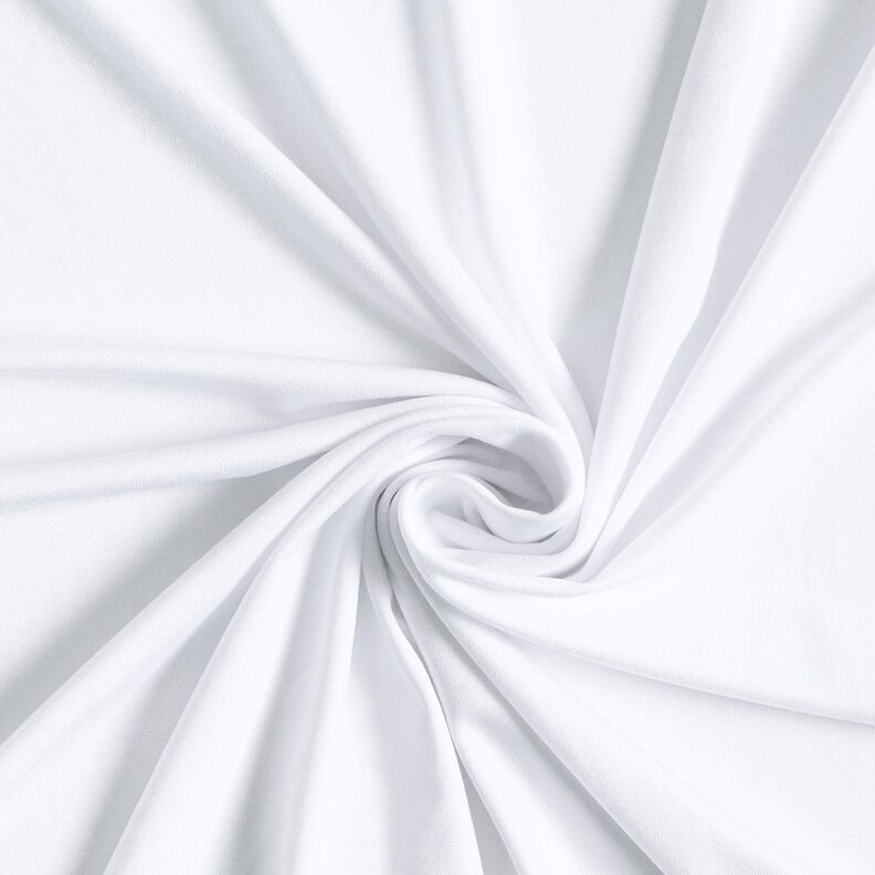 Medium summer jersey viscose – white,  image number 1
