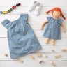 Scattered hearts organic cotton poplin – light wash denim blue,  thumbnail number 7