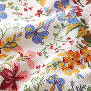 Decorative fabric Canvas Painted sea of flowers, 
