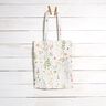 Decor Fabric Half Panama sketched wildflowers – white/pink,  thumbnail number 8