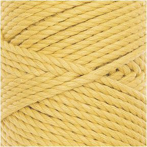 Creative Cotton Cord Skinny Macrame Cord [3mm] | Rico Design – mustard, 