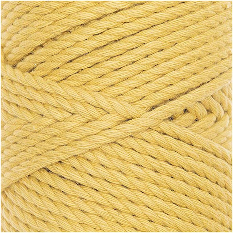 Creative Cotton Cord Skinny Macrame Cord [3mm] | Rico Design – mustard,  image number 2