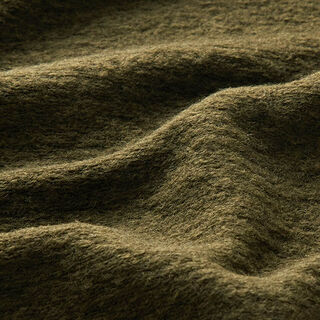 Mottled Wool Blend Knit Coating – dark pine, 