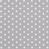 Cotton Poplin Medium Stars – grey/white,  thumbnail number 1