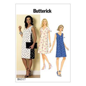 dress | Butterick 6317 | 40-48, 