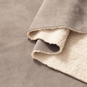 Velour with Sherpa Fur backing – anemone, 