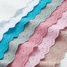 Scalloped Floral Lace Trim [ 9 cm ] – pink,  thumbnail number 3