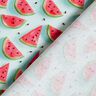 Cotton Poplin Watermelon – ice blue/intense pink,  thumbnail number 4